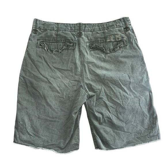 Aeropostale Mens Green “Cut Off” Shorts 34 - Picture 2 of 4